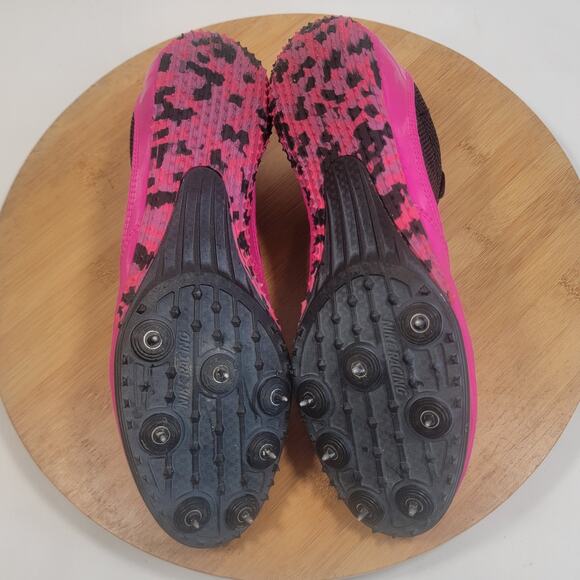 Nike Zoom Rival S Track and Field Sneakers Shoes Women 9.5 Pink Black - Picture 10 of 14